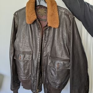 Original US Navy G1 Goatskin Flight Jacket